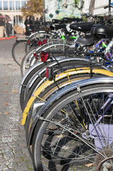 Obraz na płótnie Canvas Parking dla rowerów