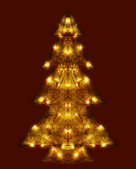 Shining Christmas Tree