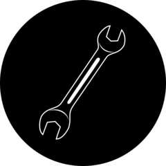 vector icon of spanner