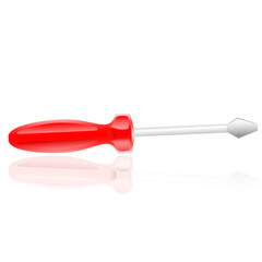 vector 3d icon of screwdriver