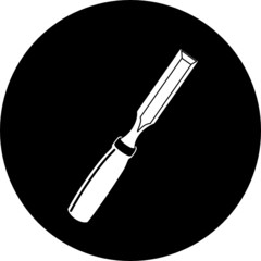 vector icon of chisel