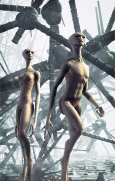 alien couple