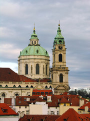 Fototapeta na wymiar St. Nicolas Church, Mala Strana, Prague