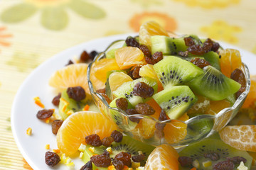 Fresh fruit salad.