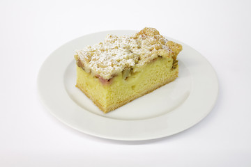 Rhabarber Streuselkuchen