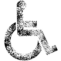 Symbole handicapé (dégradé)