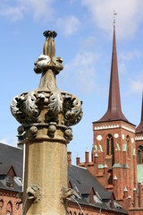 Fototapeta na wymiar cathedrale de roskilde