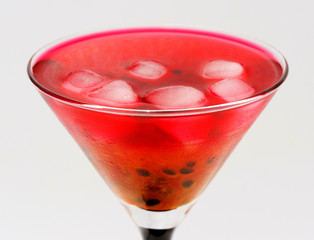 Passion fruit cocktail