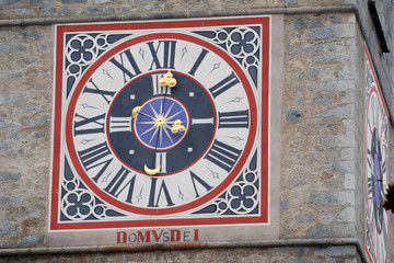 Bressanone, orologio del campanile