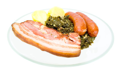 Grünkohl mit Speck