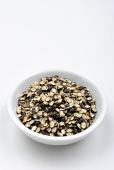 urid dall chilka, organic dry split beans