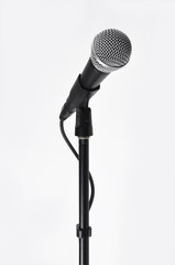 Microphone with a cord