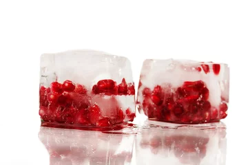 Crédence de cuisine en plexiglas Dans la glace Grenade en glace