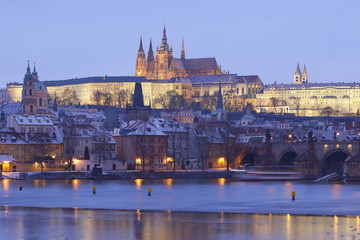Fototapeta premium prague in winter