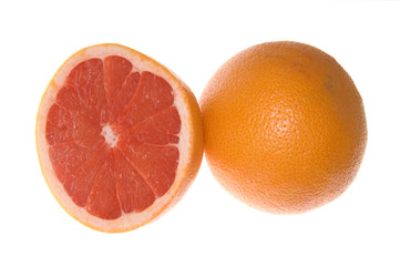 Two grapefruits