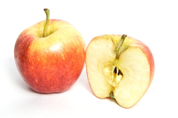 A delicious closeup of an apple with background