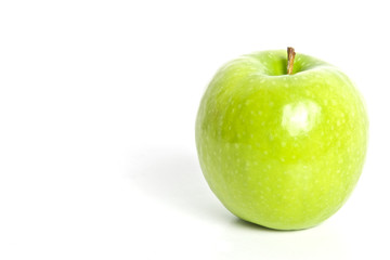 A delicious closeup of an apple with background