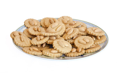 piatto con paste alle mandorle