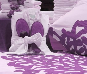 Cocooning violet