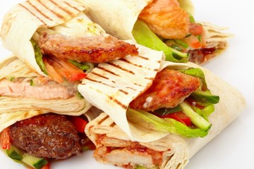 tortilla with vegetables