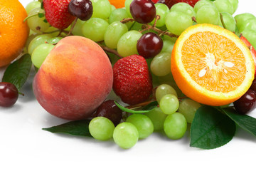 Still-life of fresh fruit