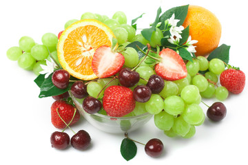 Still-life of fresh fruit