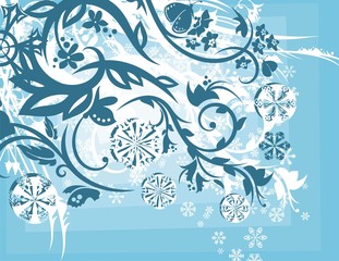 Winter Ornamental Background