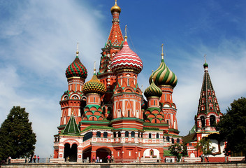 Fototapeta na wymiar Basiliuskathedrale, Moskau - Cerkiew Wasyla Błogosławionego, Moskwa