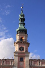 Obraz premium Rathausturm von Zamosc - Polen