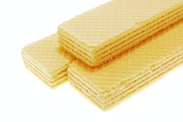 object isolated on white background food wafer
