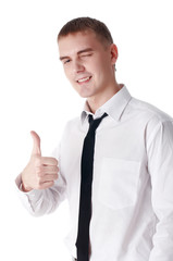 The young successful businessman