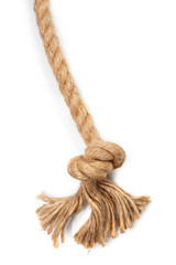 rope fastened in knots
