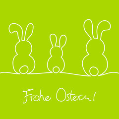 3 Osterhasen