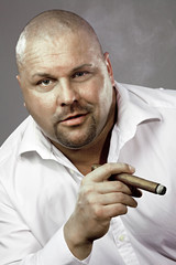 Man with a cigar