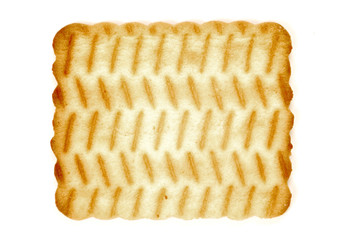 biscuit isolated on a white background