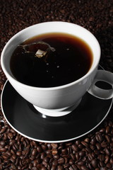 coffee cup and sugar