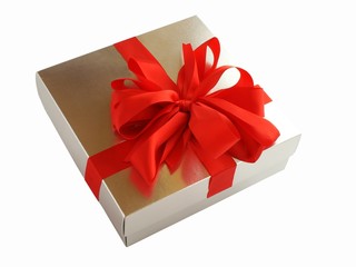 gift in silvery box
