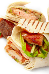 tortilla with vegetables