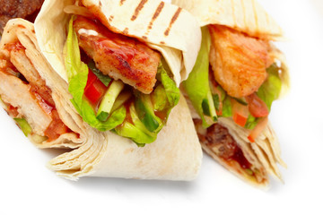 tortilla with vegetables