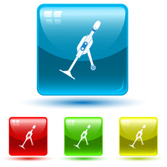 vector icon of hand drill