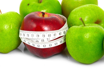 apples measured  the meter, sports apples