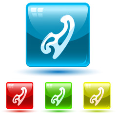 vector icon of French curve