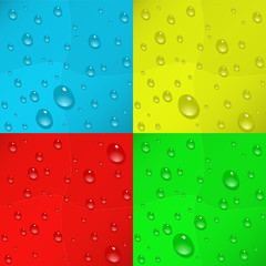 set of abstract backgrounds