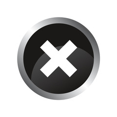 Bouton croix - Icon close, closed