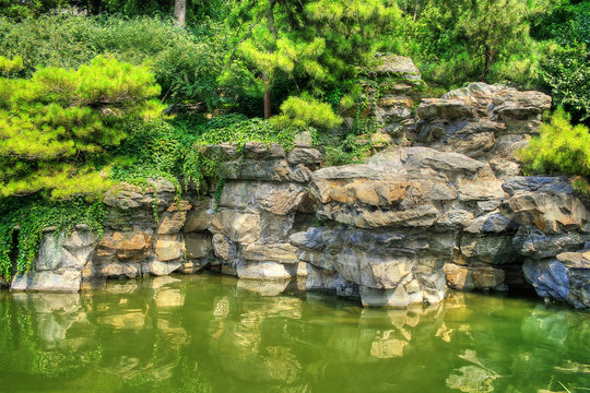 Beihai Park - Classical chinese Garden in Beijing (Peking)