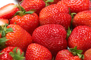 Fresh and tasty strawberries