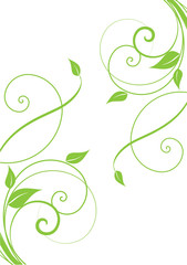 Abstract flowers background with place for your text