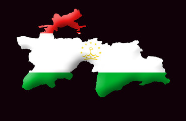 Fototapeta premium Republic of Tajikistan