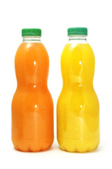 a bottle of juice on a white background