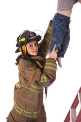 Fototapeta premium saving child